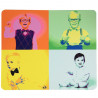 Mouse mat foto rettangolo pop art