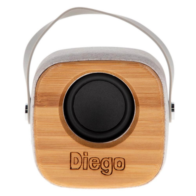 Amplificatore Bluetooth in legno inciso