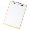 Clipboard legno personalizzazione testo masterizzazione