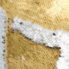 Cuscino glitter in oro