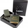 Accendino Zippo Kaki inciso