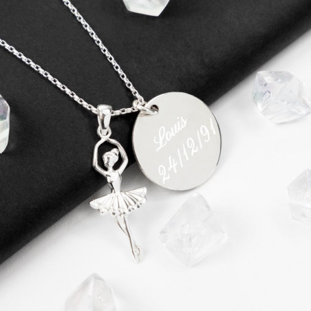 Collana da ballo in argento personalizzato