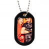 Dog tag nero personalizzato