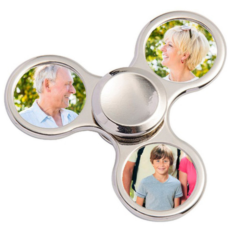 Mano spinner foto personalizzabile