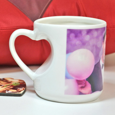 Mug foto cuore colpo