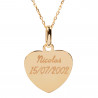 Collana con cuore personalizzato