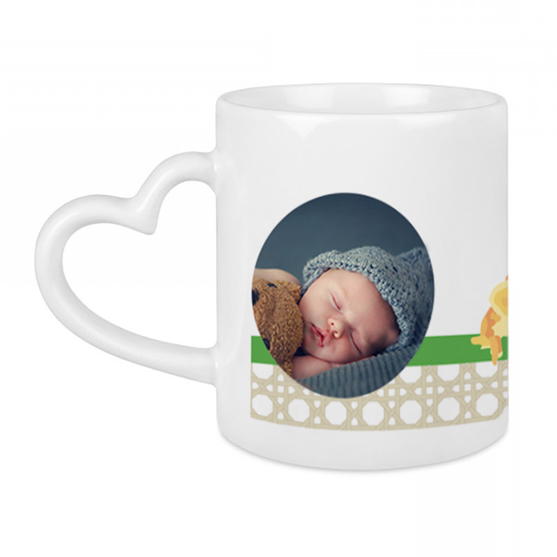 Mug floreale decorazione foto