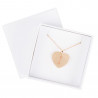 Personalizzato 18k oro placcato cuore collana