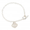 Bracciale cuore argento personalizzato