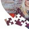 Dettaglio del puzzle cuore personalizzato