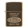 Zippo oro americano classico