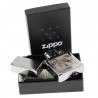 Zippo con replica a benzina in scatola con zip