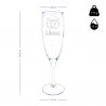 Dimensioni champagne flute