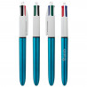 4 penna di colore Bic blu inciso