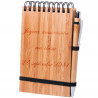 Bamboo note blocco e penna