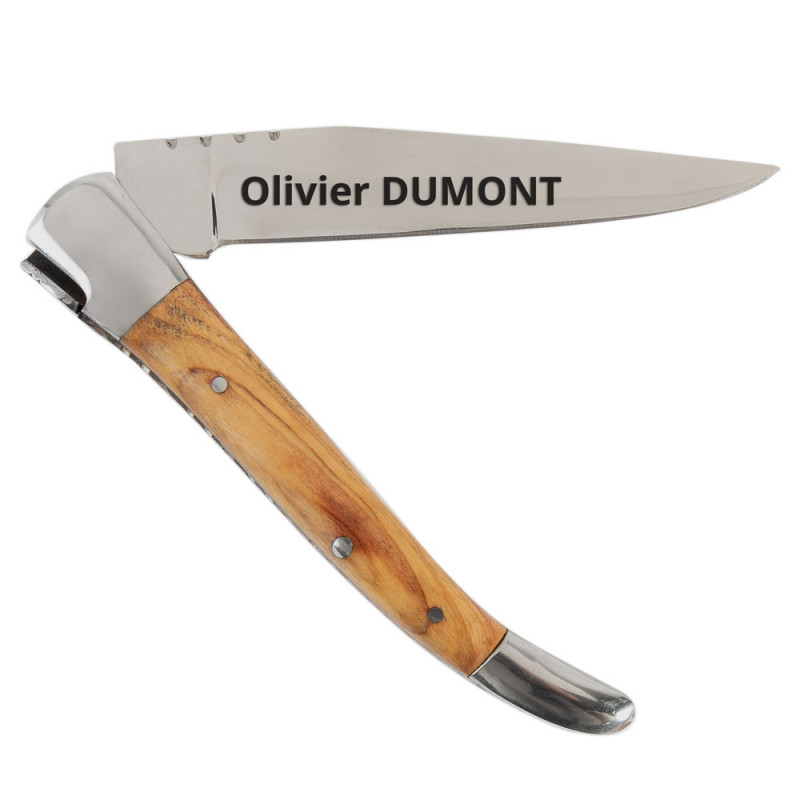 Coltello personalizzato con manico Olivier