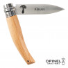 Coltello da giardino Opinel design natura testo incisione