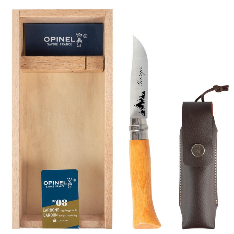 Opinel scatola coltello natura personalizzata