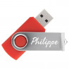 Personalizzabile Red Twister USB Flash Drive