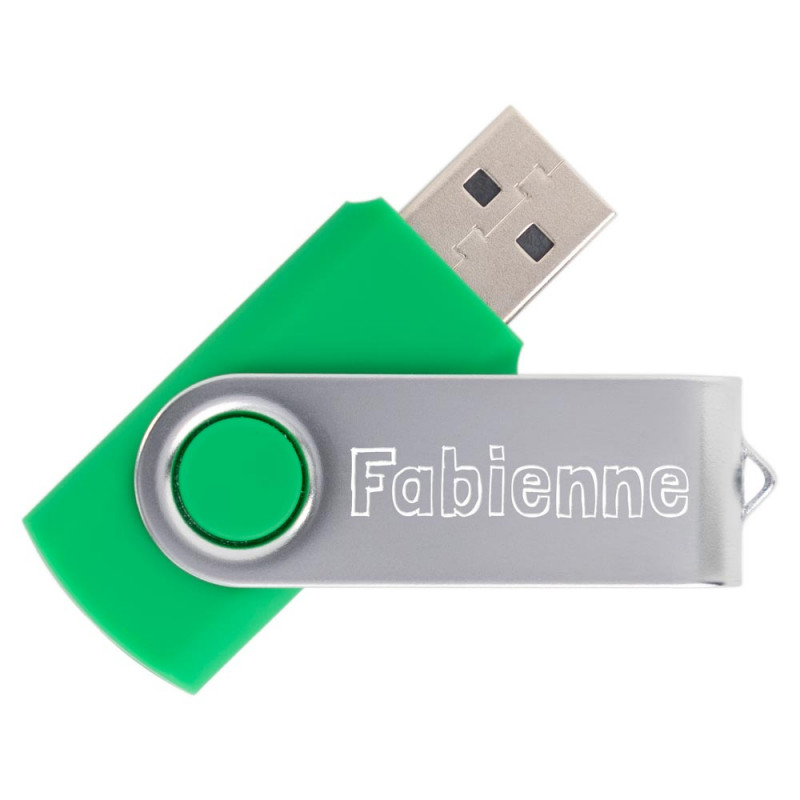 Chiave per twister USB verde inciso