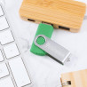 Green Twister USB flash drive inciso