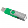 Chiave USB twister verde personalizzata