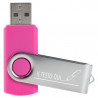 Unica chiavetta USB incisa rosa