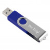 Chiave USB di testo blu personalizzato