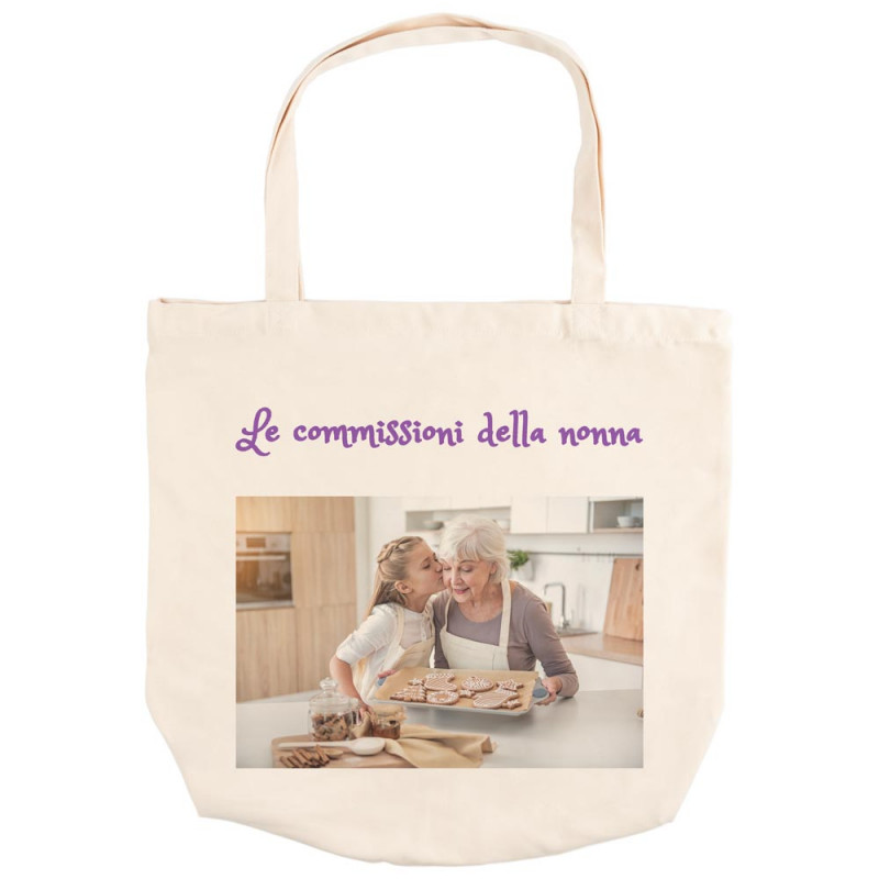 Tote borsa personalizzata