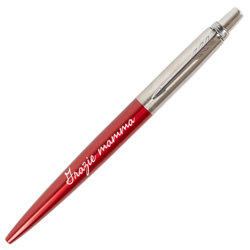 Penna Jotter Parker rossa incisa