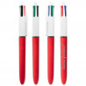 Penna Bic rossa con testo inciso