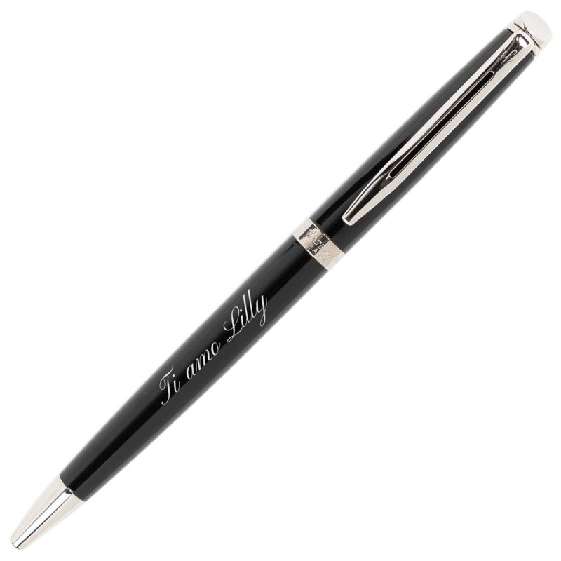 Waterman Pen Emisfero Nero Personalizzabile