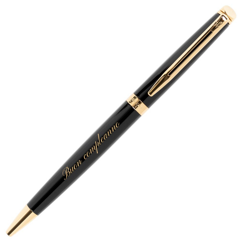 Waterman Pen Emisfero Nero Personalizzabile