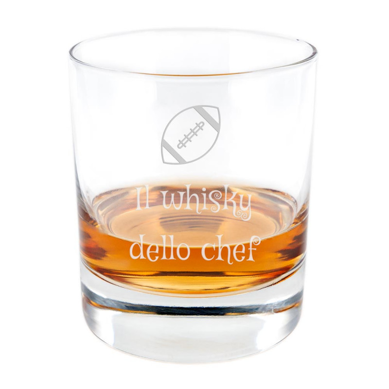 Vetro di whisky personalizzato