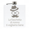 Flacone bianco personalizzato