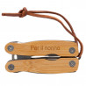 Mini clip in legno personalizzato