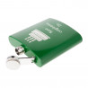 Flask verde inciso