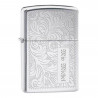 Accendino Zippo veneziano inciso