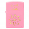 Zippo rosa opaco personalizzato