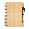 Notebook spirale in legno unico