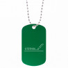 Targa militare verde personalizzabile