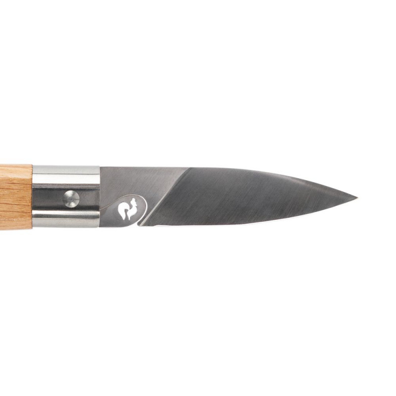 Coltello in legno di quercia inciso personalizzato